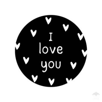 Kado Stickers | I love you (10 stuks)