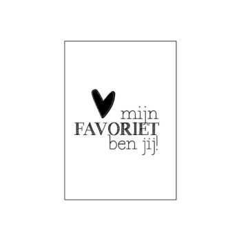 Cadeaukaartje  | Mijn Favoriet ben jij