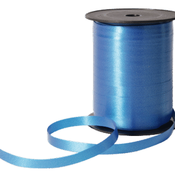 Krullint | Warm blauw Mat Breed - 10mm