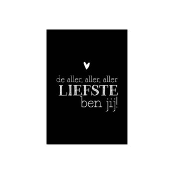Cadeaukaartje  | De Allerliefste ben jij