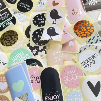 Kado stickers | mix van 100 stickers (XL)