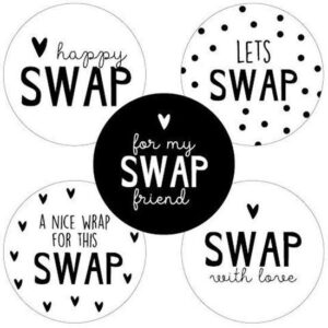 Kado Stickers | Swap 5 varianten (10 stuks)