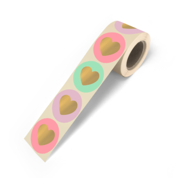 Kado Stickers | Lovely Hearts Fresh Sorbet (12 stuks)