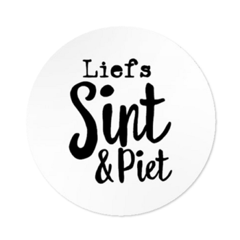 Kado Stickers | Liefs Sint en Piet (10 stuks)