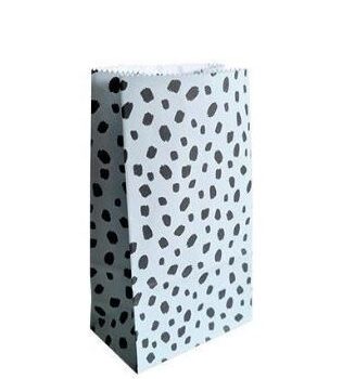Blokzakje | 101 Dots Confetti blauw (S)