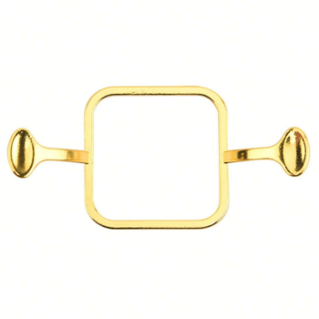 WAX SEAL | vorm Vierkant verguld 3.0 cm