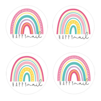 Kado Stickers |Happymail Regenboog (12x)