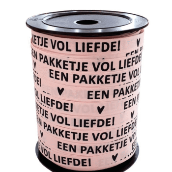 Krullint | Pakketje vol liefde - Roze | 10mm (5m)