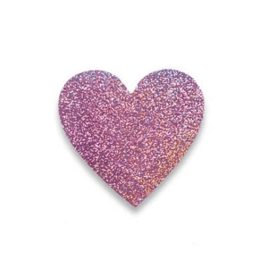 Kado Stickers | Hart Rose gold holografisch (10x)