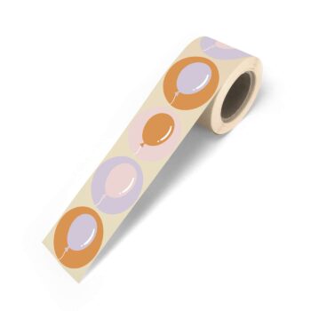 Kado Stickers | Spring Summer Balloons Warm (12 stuks)