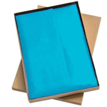 Vloeipapier | Helder blauw - 5 losse Vellen 50x70cm