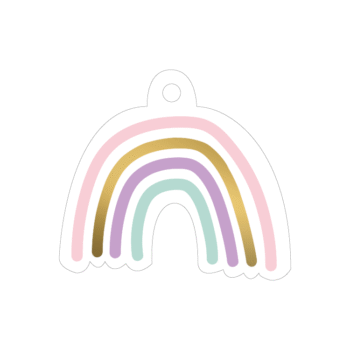 Kadolabel | Regenboogje multicolor (set van 5)