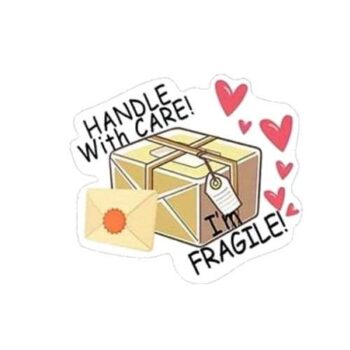 Kado Stickers | Handle with care Fragile (10x)