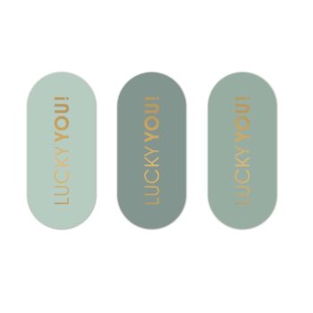 Kado Stickers | Retro Shapes Lucky You (12 stuks)