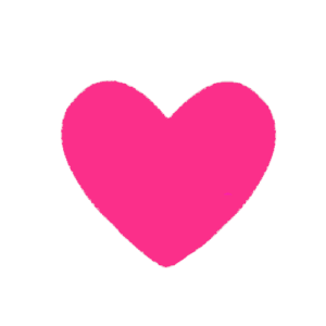 Kado Stickers | Hartje Neon Roze  (10x)