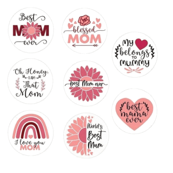 Sluit Stickers | Mom - Moederdag (50 stuks)