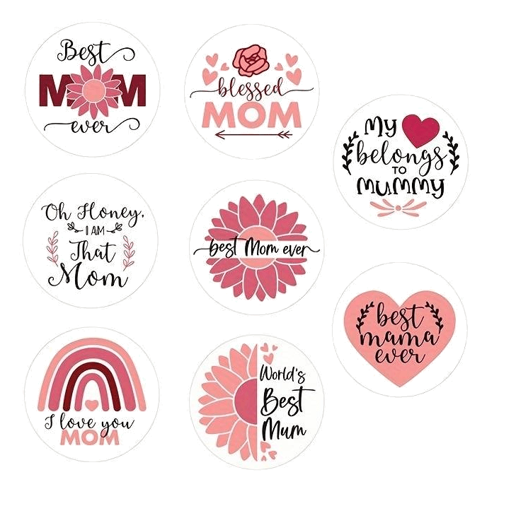 Sluit Stickers | Mom - Moederdag (50 stuks) - StudioLeuk.com