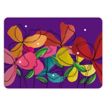 Ansichtkaartje | Fel gekleurde bloemen