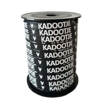 Krullint | Kadootje - Zwart - Wit| 10mm (5m)