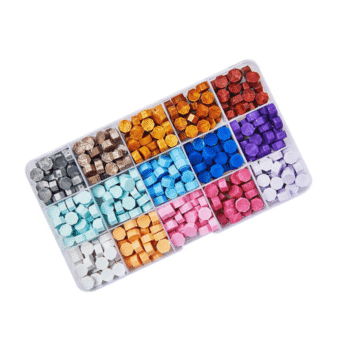 WAX SEAL BEADS | Colorfull Macaroon - 375 stuks