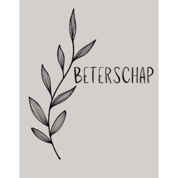 Ansichtkaartje | Beterschap bloem