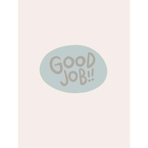 Ansichtkaartje | Good Job blauw