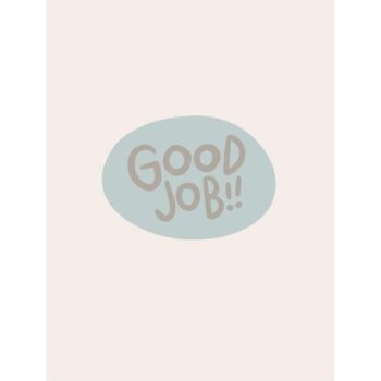 Ansichtkaartje | Good Job blauw