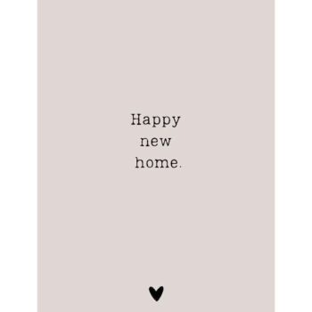 Ansichtkaartje | Happy new Home