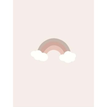 Ansichtkaartje | Regenboogje met wolkje