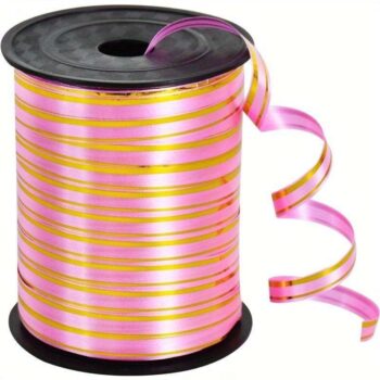 Krullint | Roze Goud gestreept | 10mm (5m)