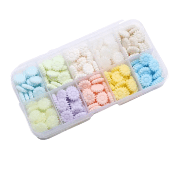 WAX SEAL BEADS | pastel bloem - 200 stuks