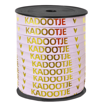 Krullint | Kadootje - Lila /goud | 10mm (5m)