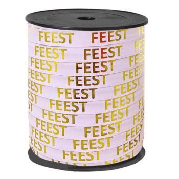 Krullint | Feest Feest - Lila /goud | 10mm (5m)