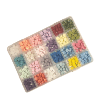 WAX SEAL BEADS | Assorti kleurtjes - doos 450 stuks