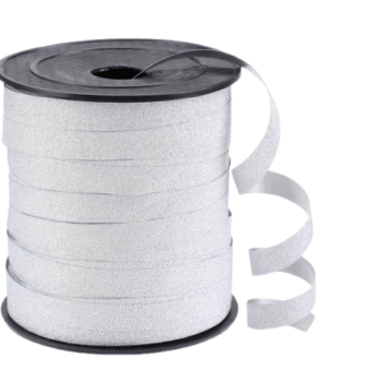 Krullint | Zilver Glitter | 10mm (5m)