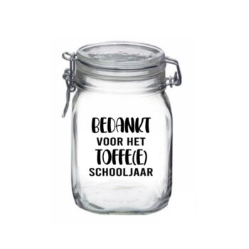 Snoeppot | Bedankt voor het toffe(e) schooljaar
