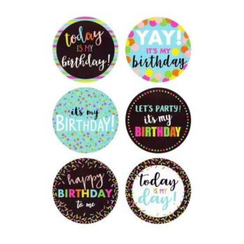 Sluit Stickers | It's my birthday Multicolor (24 stuks)