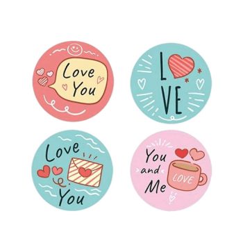 Sluit Stickers | Love Youi 4 varianten (40 stuks)