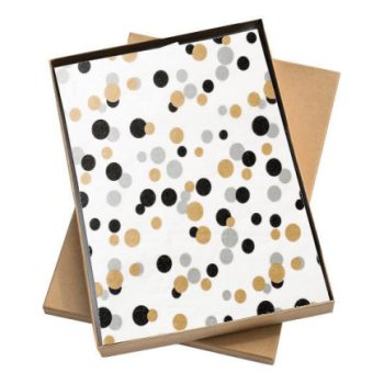 Vloeipapier | Confetti Gold - 5 losse Vellen 50x70cm