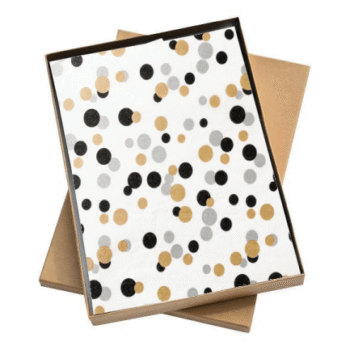 Vloeipapier | Confetti Gold - 5 losse Vellen 50x70cm