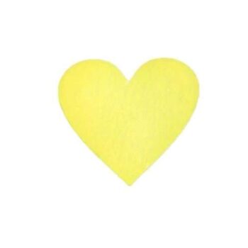 Kado Stickers | Hart goud mat glans (10x)