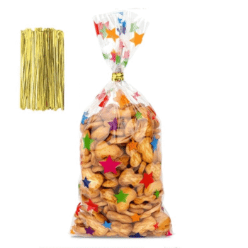 Traktatiezakje | Regenboog Sterren (6 stuks)