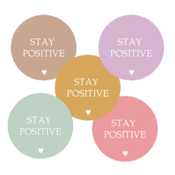 Kado Stickers | Stay Positive Mix (10x)