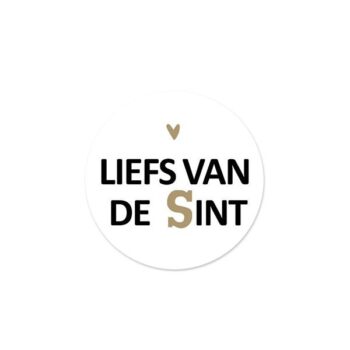 Kado Stickers | Liefs van de Sint (10x)