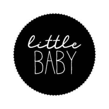 Kado Stickers | Little Baby Zwart (10x)