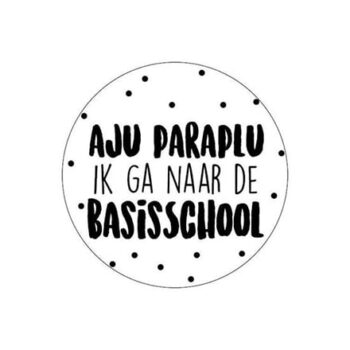 Kado Stickers | Aju Paraplu basisschool (10x)