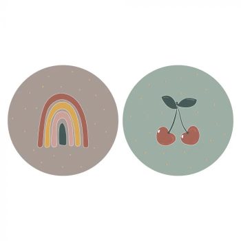 Kado Stickers | Kers Regenboog (10 stuks)