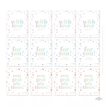 Kado Stickers | Holografisch assorti (12 stuks)