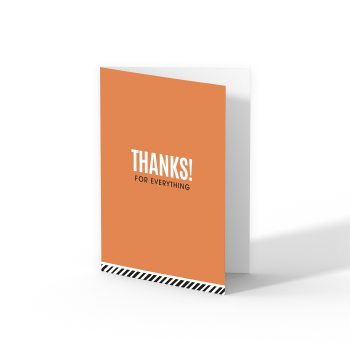 Ansichtkaartje | Thanks Terra - Dubbel met enveloppe