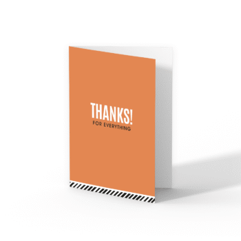Ansichtkaartje | Thanks Terra - Dubbel met enveloppe